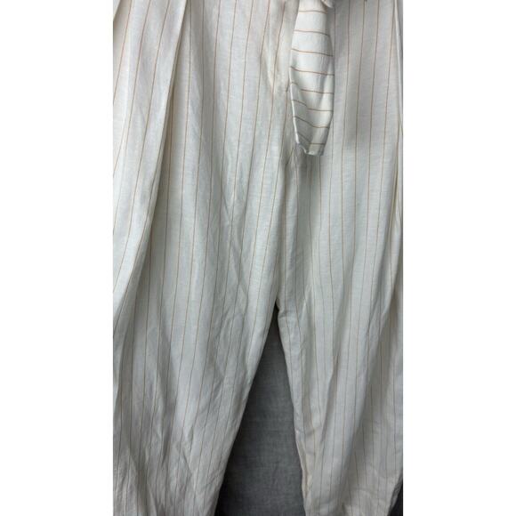 STUDIO NICHOLSON Bora Trousers Pleated Linen Blend Pant Belt Size 2 - Picture 6 of 12